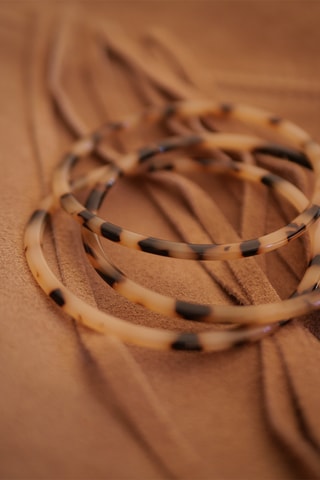 3 joncs Rima - Beige et marron