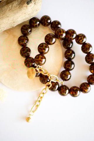 Collier Gabi - Marron