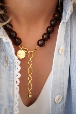 Collier Gabi - Marron