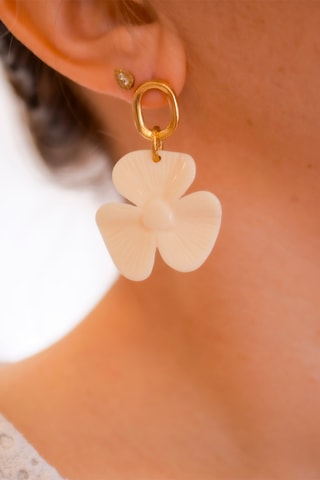 Boucles d'oreilles Annette - Blanc