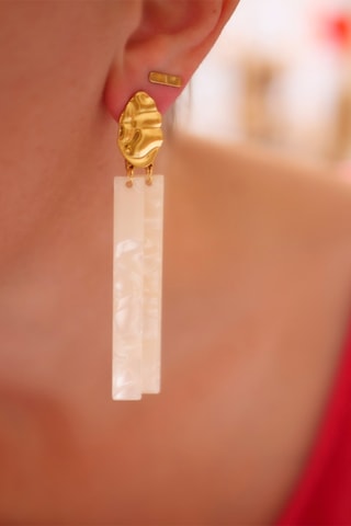 Boucles d'oreilles Evie - Blanc