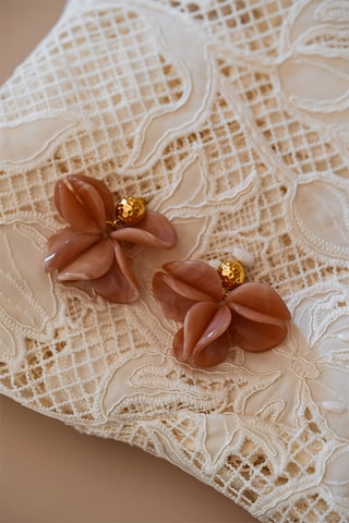 Boucles d'oreilles Gloria - Rose