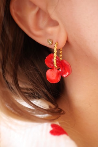 Créoles Isia - Rouge