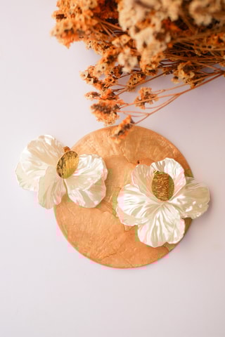 Boucles d'oreilles Lili - Blanc