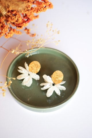 Boucles d'oreilles Lili - Blanc