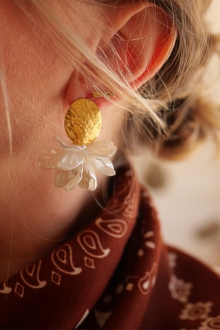 Boucles d'oreilles Lili - Blanc