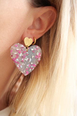 Boucles d'oreilles Maxi - Rose