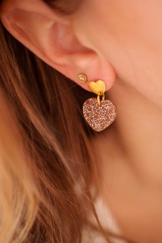 Boucles d'oreilles Mini-Maé - Doré