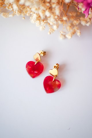 Boucles d'oreilles Mini-Maé - Fuchsia