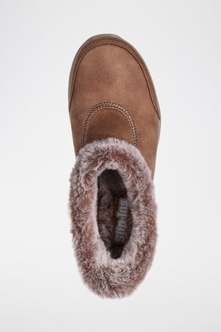 Mules fourrées On-The-Go Joy - Marron