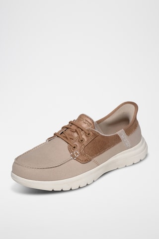Chaussures bateau Palmilla On-The-Go Flex - Taupe