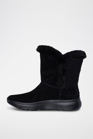 Bottines fourrées en nubuck On-The-Go - Noir