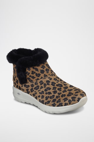 Bottines fourrées en cuir On-The-Go Joy - Marron