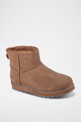 Bottines en nubuck - Camel