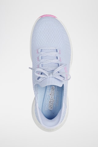 Baskets compensées - Bleu clair