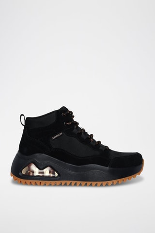 Baskets montantes en nubuck - Noir