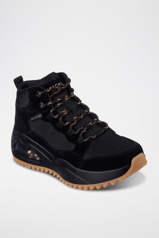 Baskets montantes en nubuck - Noir