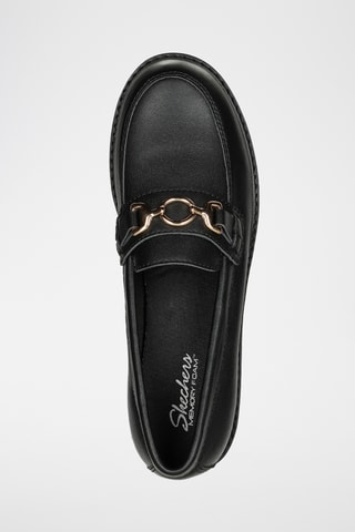 Mocassins à talons en cuir Marlies - Noir