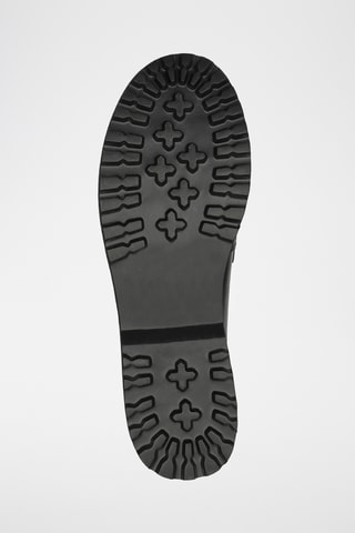 Mocassins à talons en cuir Marlies - Noir