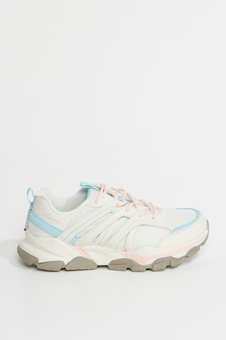 Baskets Sierra - Blanc et rose