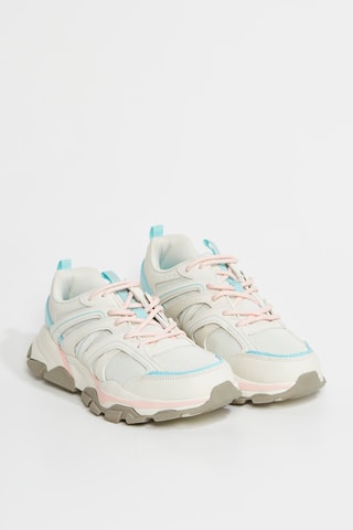 Baskets Sierra - Blanc et rose