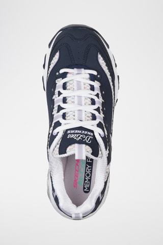 Baskets en cuir D'Lites 1.0 - Bleu marine