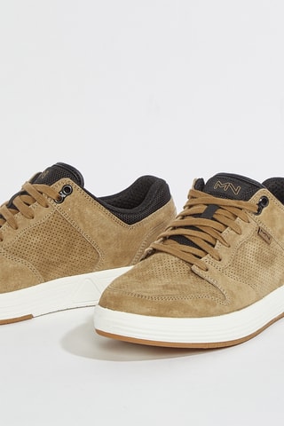 Baskets en nubuck Alpha - Marron clair