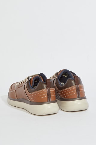 Baskets en cuir Delson 2.0 - Camel