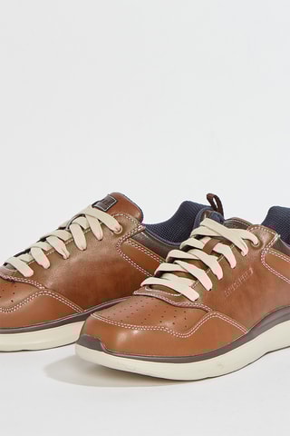 Baskets en cuir Delson 2.0 - Camel