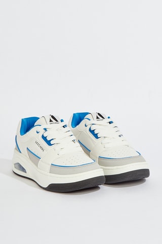 Baskets en cuir Uno Court - Blanc