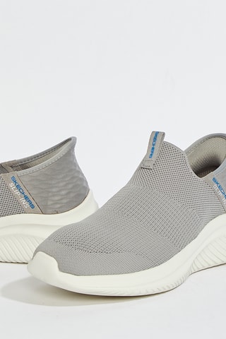 Slip-on Ultra-Flex 3.0 - Gris clair et bleu électrique