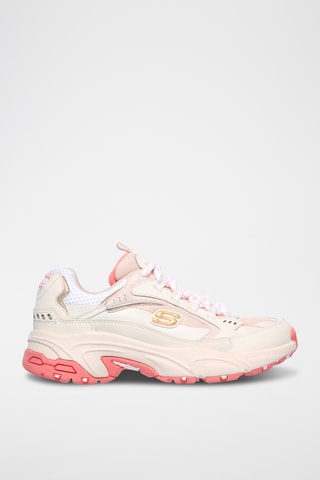 Baskets en cuir Stamina - Beige