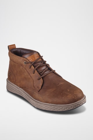Boots en cuir Burkett - Marron