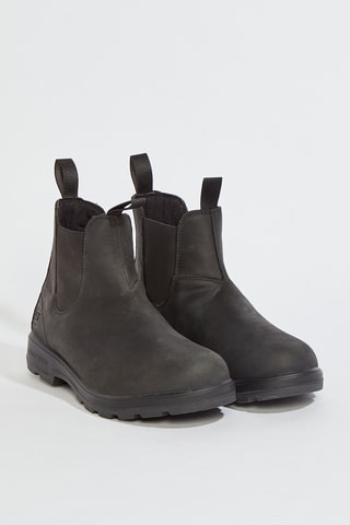 Boots Chelsea en cuir Molton - Noir