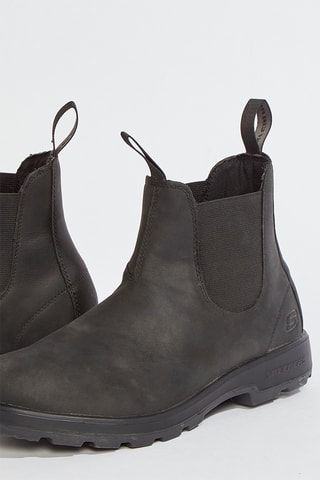 Boots Chelsea en cuir Molton - Noir