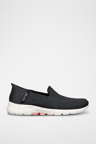 Slip-on Go Walk 6 - Noir chiné