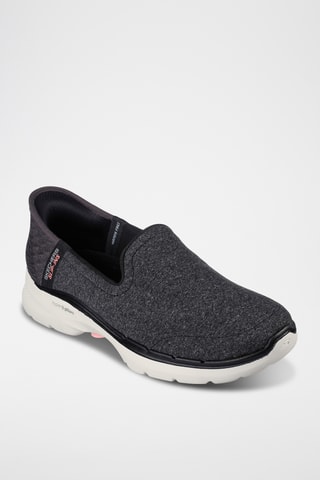 Slip-on Go Walk 6 - Noir chiné