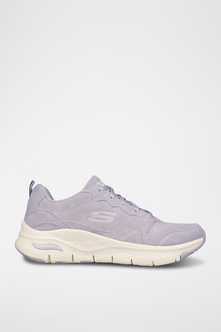 Baskets en nubuck Arch Fit - Mauve