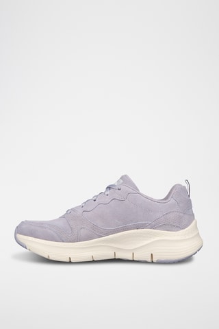 Baskets en nubuck Arch Fit - Mauve