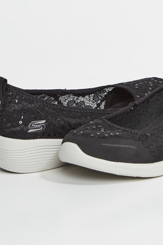 Ballerines en dentelle Arya - Noir