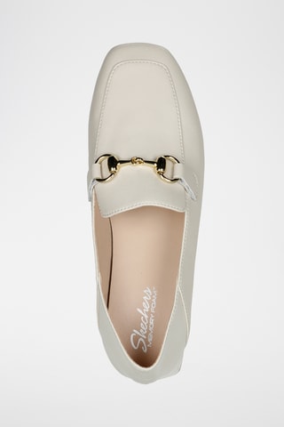 Mocassins à talons Block Party - Ecru