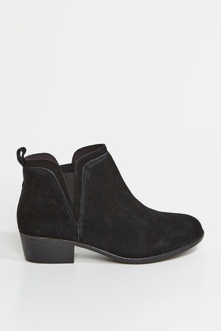 Bottines en nubuck Texas - Noir
