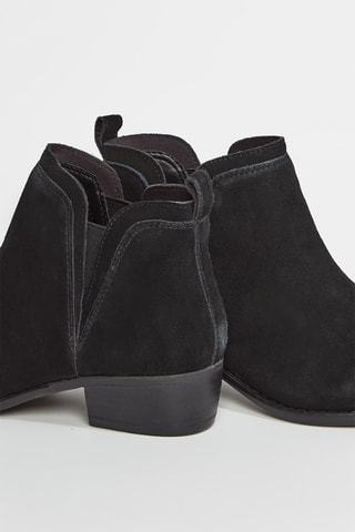 Bottines en nubuck Texas - Noir
