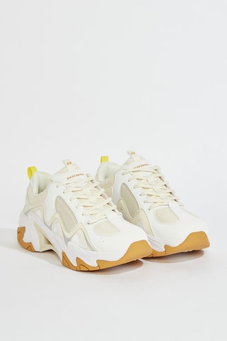 Baskets Stamina - Blanc et jaune