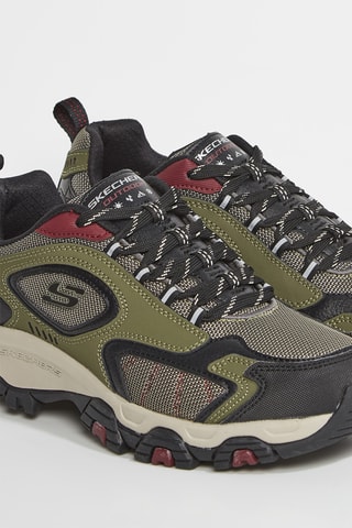 Baskets cuir Terrabite - Vert olive