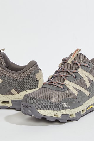 Baskets en cuir Arch Fit Glide-Step Trail - Gris foncé