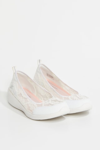 Ballerines en dentelle Arya - Blanc