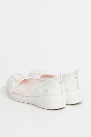 Ballerines en dentelle Arya - Blanc