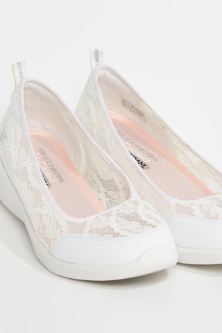 Ballerines en dentelle Arya - Blanc