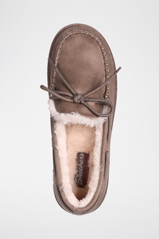 Chaussures bateau fourrées Cozy Campfire - Taupe